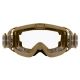 Rothco OTG Ballistic Goggles, Coyote Brown/Clear, 1732-CoyoteBrownClear