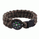 Rothco Paracord Compass Bracelet, Woodland Camo, 7, 920-WoodlandCamo-7Inches