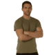 Rothco Pocket T-Shirt Collection Available In Cotton/Poly and Moisture Wicking Poly, AR 670-1 Coyote Brown, Medium, Moisture Wicking, 56910-AR670-1CoyoteBrown-MoistureWicking-M