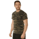 Rothco Pocket Moisture Wicking Poly T-Shirt - Mens, Tiger Stripe Camo, Extra Large, 56960-TigerStripeCamo-MoistureWicking-XL