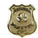 Rothco Security Guard Badge, Gold, 1904-Gold