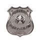 Rothco Security Officer Badge, Silver, 1901-Silver