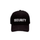 Rothco Security Supreme Low Profile Insignia Cap, Black/White, 9282-BlackWhite
