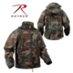 Rothco Special Ops Soft Shell Jacket - Men's, S, Camo, 12055-MidnightWoodlandCamo-S