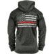 Rothco Thin Red Line Concealed Carry Hoodie, Grey, Small, 2331-Grey-S