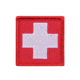 Rothco White Cross Red Morale Patch, Bulk Packaging, 72205-BulkPackaging