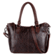 Rounded Concealed Carry Sadie Leather Satchel By Lady Conceal, LCL-101-SAT-CGN