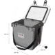 RovR Products CoolR 25 Hard Cooler, Sand, 02-24-00025-18