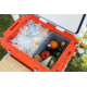 RovR Products RollR 60 Cooler w/ Wagon Bin, Desert, 852490007706