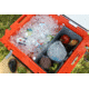 RovR Products RollR 80 Cooler w/ Wagon Bin, Desert, 852490007768
