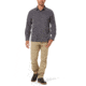 Royal Robbins Desert Pucker Dry Long Sleeve - Mens, Asphalt, 3XL, 72221-568-3XL-