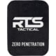 RTS Tactical Ceramic NIJ 0101.06 Level IV Rifle Protection Side Plate Insert, Black, 6 x 8, RTS-48120