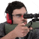 Ruger 10/22 Low-Profile Passive Safety Shooting Earmuffs, 21dB NRR, 70571