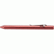Ruger Bolt Action Pencil, Stainless Steel, Red, R3402