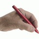 Ruger Bolt Action Pencil, Stainless Steel, Red, R3402