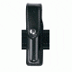 Safariland 308 Hand-Held Light Holder W/Flap, Inova T3, STX Plain Black W/ Black Plastic Snap, Ambi Shroud Mount 308-4-413PBL