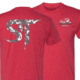 San Tan Tactical Camo Logo T-Shirt, Red Camo, Small, STT-CAMORED-SM