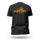 San Tan Tactical Orange Badge T-Shirt, Black, Large, STT-OBLB-LG