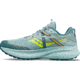 Saucony Ride 15 TR Trail Shoes - Womens, Mineral/Citron, 6.5, Medium, S10775-16-451-M-6.5