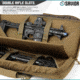 Savior Equipment American Classic Shorty Double Rifle Case, 28in, Dark FDE, RB-2812DG-V1-TN