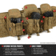 Savior Equipment American Classic Double Rifle Case, 36in, Dark FDE, RB-3612DG-V1-TN