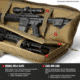Savior Equipment American Classic Double Rifle Case, 51in, Dark FDE, RB-5112DG-V1-TN
