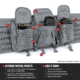 Savior Equipment American Classic Double Rifle Case, 55in, Gray, RB-5512DG-V1-GS