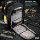 Savior Equipment Compact S.E.M.A Pistol Backpack, 3 Gun, Obsidian Black, BP-CPSEMA-WS-BK