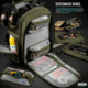 Savior Equipment Compact S.E.M.A Pistol Backpack, 3 Gun, OD Green, BP-CPSEMA-WS-OG