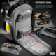 Savior Equipment Compact S.E.M.A Pistol Backpack, 3 Gun, SW Gray, BP-CPSEMA-WS-GS