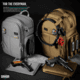 Savior Equipment Compact S.E.M.A Pistol Backpack, 3 Gun, SW Gray, BP-CPSEMA-WS-GS