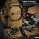 Savior Equipment PRO S.E.M.A Competition Backpack, Dark FDE, 16 x 21 x11, BP-SEMAXL-PRO-TN