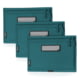 Savior Equipment Replacement Pistol Sleeve for Specialist Range Bag - 3 Pack, Savior Teal, 12.25 x 8.75 x 0.5, HC-RA3GUN-SPARE-3PC-TE