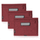 Savior Equipment Replacement Pistol Sleeve for Specialist Range Bag - 3 Pack, Sedona Red, 12.25 x 8.75 x 0.5, HC-RA3GUN-SPARE-3PC-RD