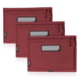 Savior Equipment Replacement Pistol Sleeve for Specialist Range Bag - 3 Pack, Sedona Red, 12.25 x 8.75 x 0.5, HC-RA3GUN-SPARE-3PC-RD