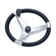 Schmitt &amp; Ongaro Marine Evo Pro 316 Cast Stainless Steel Steering Wheel w/Control Knob - 13.5" Diameter, 7241321FGK