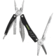 Schrade ST11 Tough Multi-Tools, Stainless Steel, Leather, Black, ST11CP