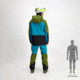 SCOTT Line Chaser GTX 3L Jacket - Mens, Fir Green/Winter Green, Large, 2918467392008