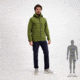 SCOTT Tech Field 3L Jacket - Mens, Fir Green, Large, 4001137340010