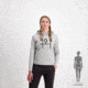 SCOTT Tech Hoody - Womens, Grey Melange, Large, 4032921920012