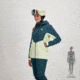 SCOTT Ultimate Dryo Jacket - Womens, Aruba Green/Pale Yellow, Large, 2837697337009
