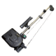 Scotty Plastic Depth Power Electric Downrigger w/ Swivel Mount &amp; Braided Line, 60in Boom, 1106B