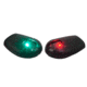 Sea-Dog Side Mount LED Navigation Port / Starboard Lights, 1 NM, Black, 400078-1
