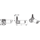 Sea-Dog MRV Wiper Motor - 110 deg Sweep, 3.5 Shaft Length, Black, 412131B-3