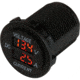 Sea-Dog Round Voltage &amp; Amp Meter - 6V-30V &amp; 0 Amp - 10 Amp Meter 77912
