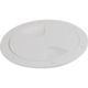 Sea-Dog Screw-Out Deck Plate - White - 5", 335750-1