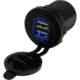 Sea-Dog USB Power Socket Dual 77188