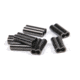 Sea Striker Double Sleeves Nickel Double Sleeves Black up to 50lb mono 25 pack, .8B