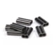 Sea Striker Double Sleeves Nickel Double Sleeves Black up to 50lb mono 25 pack, .8B