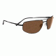 Serengeti Levanto Sunglasses - Satin Black Frame, Drivers Polarized Lenses 7585